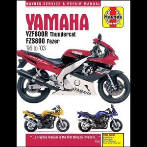 Yamaha YZF600R Thundercat & FZS600 Fazer 96-03 Haynes Service & Repair Manual